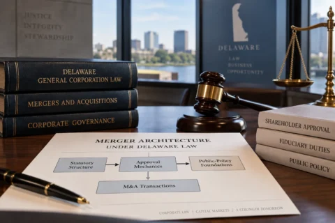 Merger Architecture Under Delaware Law: Statutory Structure, Approval Mechanics, and Public‑Policy Foundations in M&A Transactions